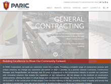 Tablet Screenshot of paric.com